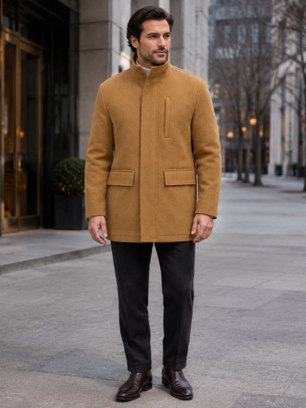 Nautica Men's Wool Blend Coat - NWT